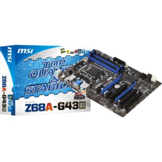 MSI Z68A G43 (B3) ATX Mainboard Intel Sockel 1155 USB 3.0 Grafik