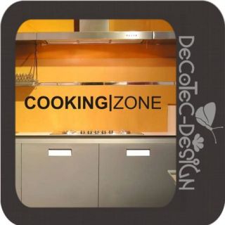 W458  Wandtattoo Cooking Zone Wandaufkleber Küche