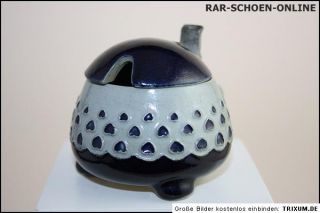 Jugendstil Senftopf Wick Werke Westerwald Steinzeug Keramik