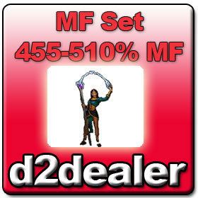Diablo 2 II LoD NON LADDER 455%MF  510% MF Set Sorc NL
