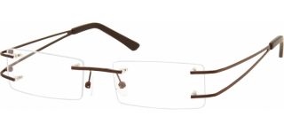 Stylische Randlose Brille + Doppelbügel + Farbe wählbar