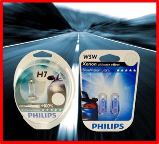 Philips X treme Vision H7 12V Glühbirnen 2er Set + 2 St. W5W Blue