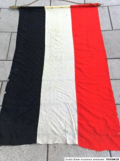 ORIGINALE FAHNE FLAGGE BANNER SCHWARZ WEIß ROT Reichsflagge Deutsch