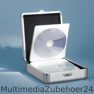 Platzsparender ALU Koffer für 20 CDs und / oder DVDs von BECO 487.20
