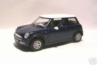 Modellauto 128 Mini Cooper blau