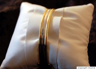 Armband / Armreif gold mit weißgold sehr schön  wie neu 
