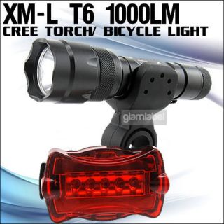 UltraFire 502B 1000Lm CREE XM L T6 LED Bike Bicycle Light Flashlight