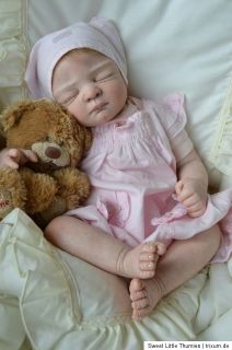 Leyla nach Bausatz Heike Kolpin, Reborn Reallife Baby Puppe