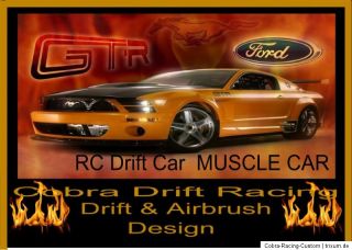 Rc Drift Car Ford Mustang GTR MUSCLE CAR von Cobra Racing Team