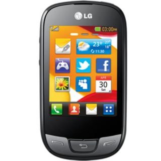 LG T510 Dual Sim Handy Schwarz Neu OVP Touchscreen