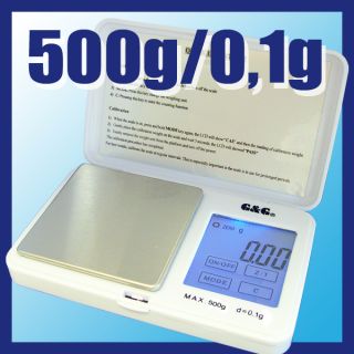 500g/0,1g TS Juwelierwaage Taschenwaage Digital waage W