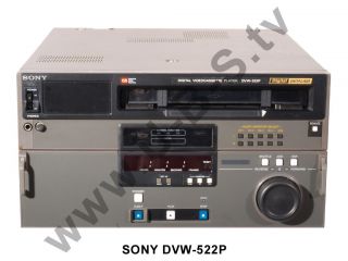 Sony DVW 522P Digital Betacam Player
