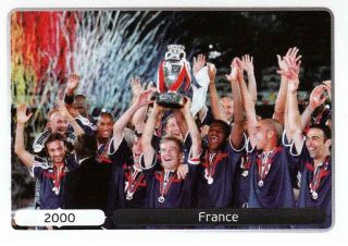  Sammelbilder Fussball EM Euro 2012 Nr 534 2000 France History Bild 2
