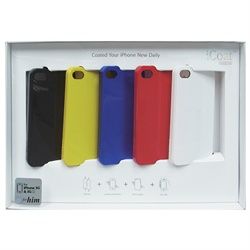 Ozaki iCoat Wardrobe iPhone 4 Cases 5 Pack for Him & Screen Protector