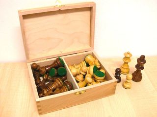 RCR TERRY Luxus Schachfiguren Palisander Buchsbaum Echtholz ca. 70mm
