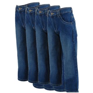 Set 4x Kinder Jeans für Jungen Jungenjeans Hose blau