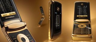 Motorola V8 RAZR2 2GB GOLD Luxury Edition (Ohne Simlock) Handy 2MP