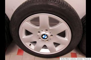 Sommerreifen auf BMW Styling 45 Alufelgen 3er E46 Z3 Neuwertig TOP