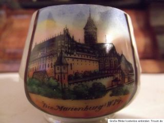Andenken Tasse Die Marienburg Westpreußen ca 1910 sehr rar selten