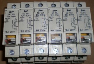 Rapa Stromstossschalter 5 x SE 551 1x 553 gebraucht 16A/250V gebraucht
