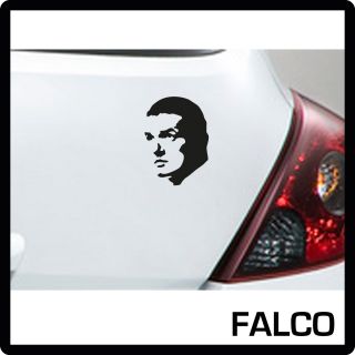 Falco #2 Autoaufkleber Gr. 2 70x100 mm in schwarz Cartattoo