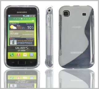 Rubber Case Tranparent Tasche Für Samsung Galaxy i9001 S Plus Handy
