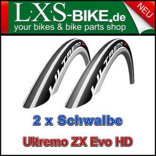 Schwalbe Ultremo ZX Evo HD Falt Reifen 28x7 8 700x23C 23 622 white