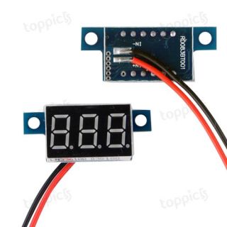 Mini Digital Panel Meter Voltmeter Spannungsanzeige LED 3.3 30V Gelb