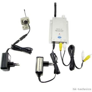 Wireless Kamera Video Audio Funk Überwachungs System