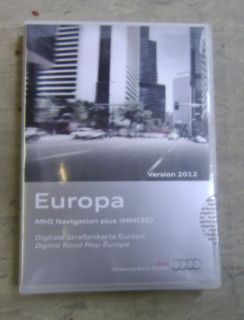 Audi Navi Plus MMI 3G Strassenkarte Europa 2012 Aktivierung A1 A4 A5