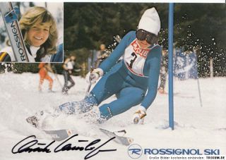 Christa Kinshofer TOP AK 80er Jahre Original Signiert Ski Alpin