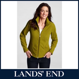 LANDS´ END Damen Fleece Jacke Freizeitjacke Damenjacke Polyester