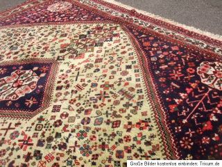 205x215cm Echter Orientteppich Perser Handgeknüpft Teppiche Antik