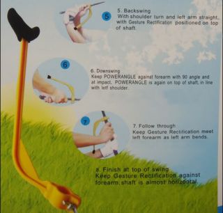 Golf Swing Trainer Practice Guide Beginner Gesture Alignment Tool