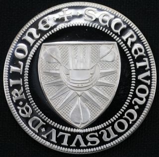 Silbermünze Feinsilber Sammlermünze Kieler Umschlagsthaler 1984 ohne