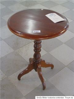 Kleiner runder Tisch Beistelltisch Holztisch Couchtisch   Gründerzeit