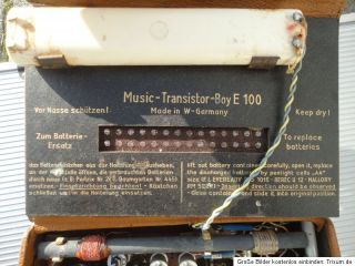 Altes Radio Kofferradio Grundig Music Transistor Boy E100