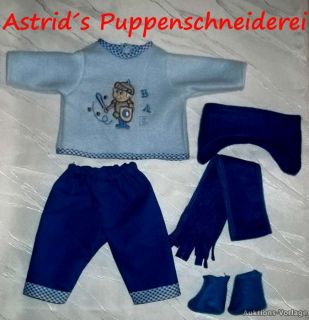 Puppenkleidung für 43 cm Baby Born BOY HOSE PULLOVER STIRNBAND NR