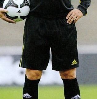 adidas Schiedsrichter Hose Short Gr S 5 schwarz gelb Bundesliga 2010