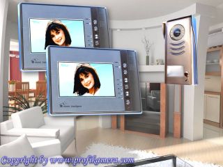 Video Türsprechanlage Bildspeicher 2 Monitore 591+2x691