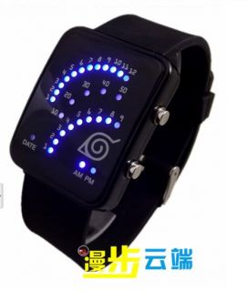Neu Anime Manga Naruto LED Armbanduhr Watch Uhr 003