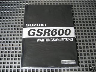 WERKSTATTHANDBUCH Suzuki GSR600 GSR 600 NEU&OVP