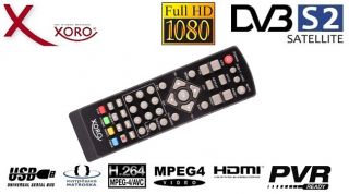 HD TV Sat Receiver Xoro HRS 8530 USB Recorder & Mediaplayer HDMI PVR