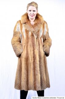 ROTFUCHS PELZMANTEL Fuchs Fuchsmantel Fox abrigo de piel fur coat 016