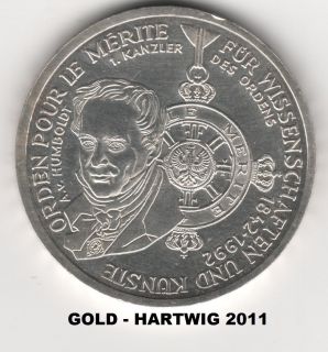 10 DM Silber Gedenkmünze 625er Silber A.v.Humboldt 1992 D