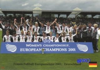 Frauen Fußball EM 2001 + DEUTSCHLAND + BigCard #632 +