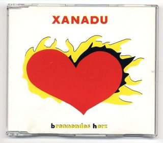 Xanadu Maxi CD Brennendes Herz   2 track CD   cover variation A: white