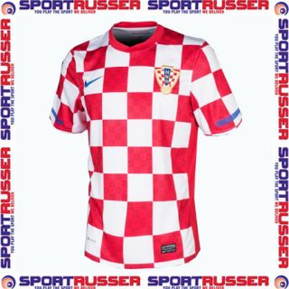 Nike Kroatien Home EM 2012 Trikot weiß/rot (614)