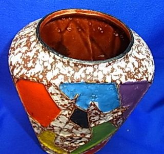 Mid Century 60´s Art Pottery Vase Bodo Mans #^