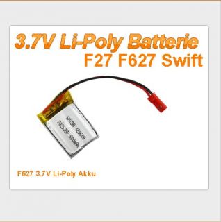 F27 F627 Swift MJX 3.7V Li Poly Batterie RC Ersatzteile RC Helikopter